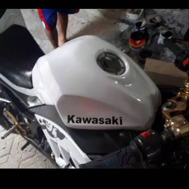 Cover tangki ninja fi old kondom tanki ninja 250fi model zx636 putih
