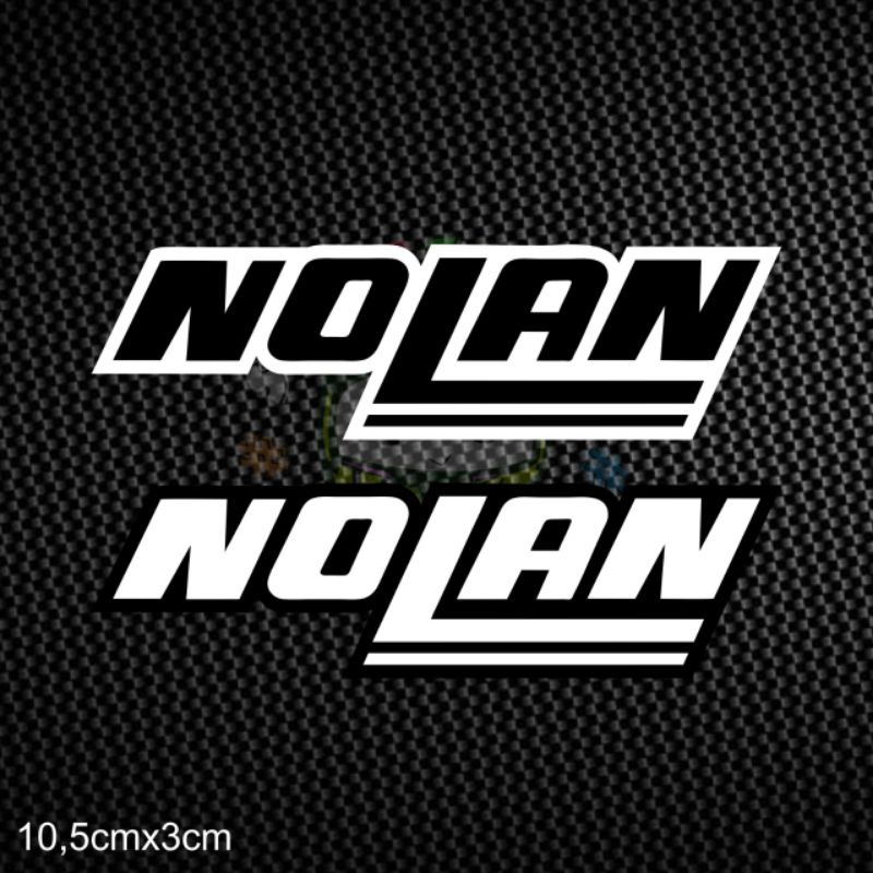 Sticker nolan cuting sticker logo helm NOLAN 1pcs