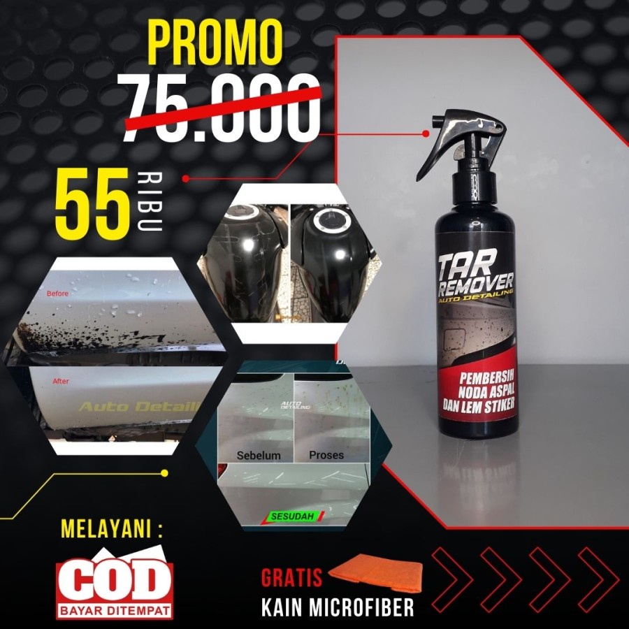 Tar Remover Pembersih Noda Aspal - Lem Stiker - Getah Pohon