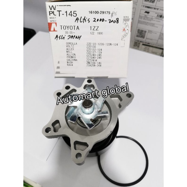 water pump pompa air corolla altis 1zz fe npw japan