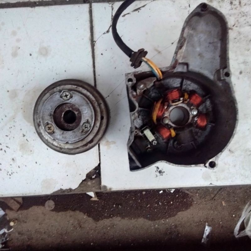 blok magnet+spul tinggal pasang Honda Supra fit new Revo lama legenda Supra fit lama original