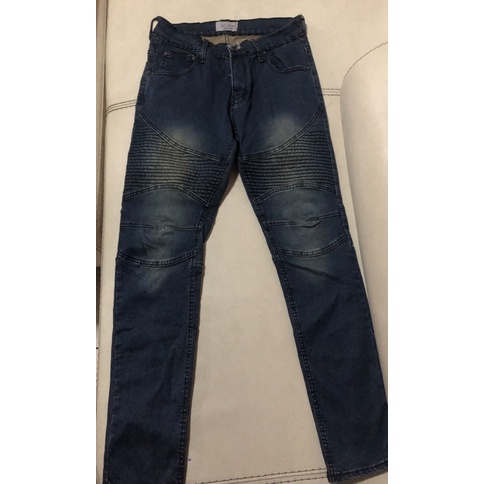 Biker jeans no denim