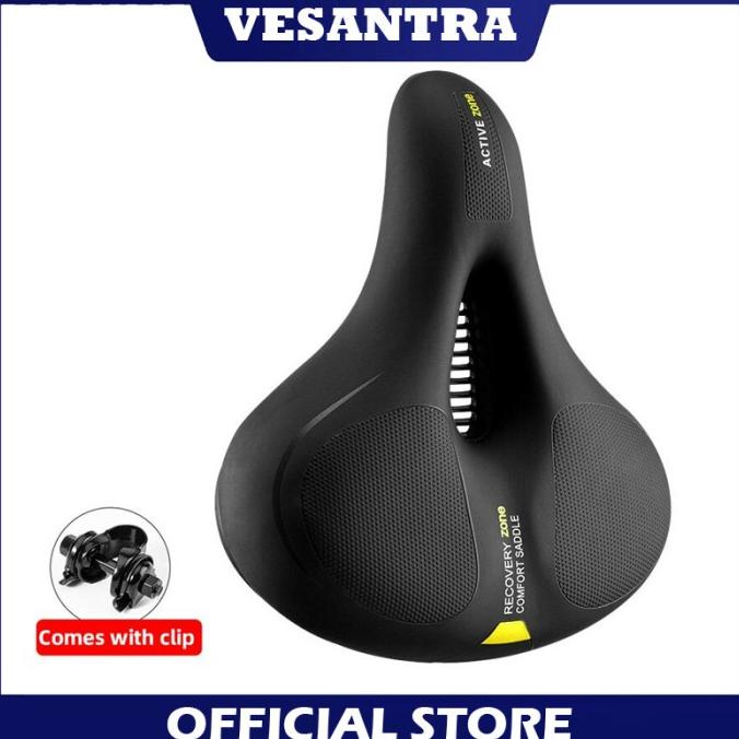 Rockbros 6090 Sadel Sepeda Empuk Memory Foam Lebar Sepeda Lipat MTB