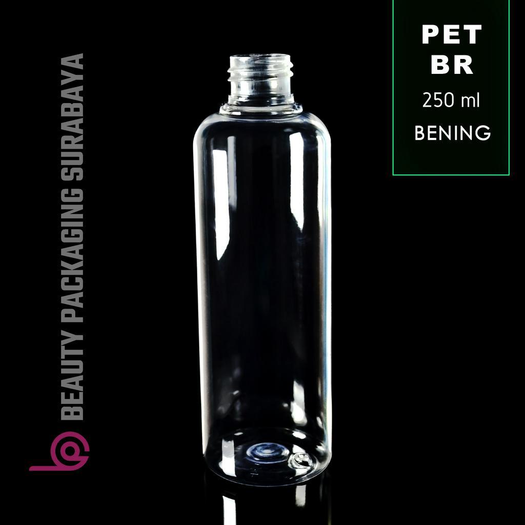 [BOTOL SAJA 25PCS] Botol Plastik PET 250ml BR Bening