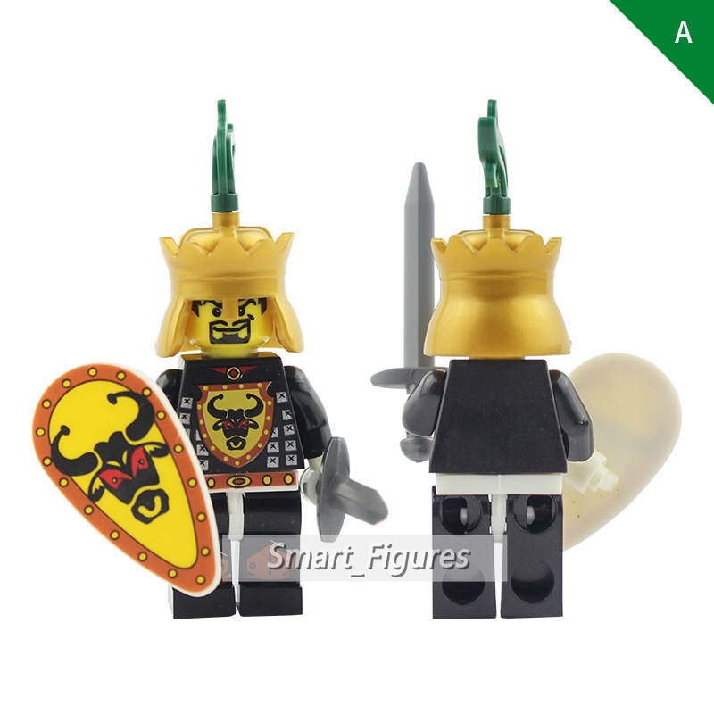 Ax9807 Mainan Balok Bangunsusun Model Lego Bentuk Bull King Knights Untuk Hadiah Anak