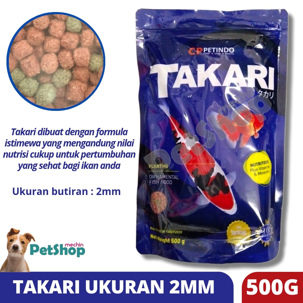 TAKARI MAKANAN IKAN 500GR