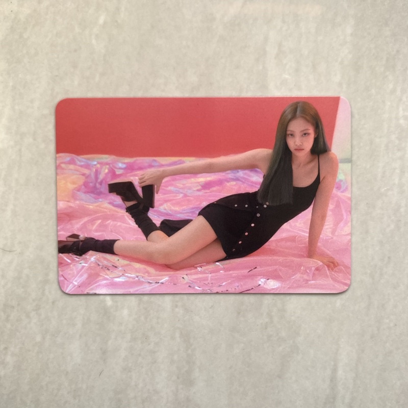 [BOOKED] Jennie Hello Bubble hb pink photocard pc blackpink