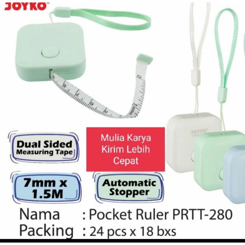 

Pocket Ruler Tailoring Tape Meteran 1.5 Meter