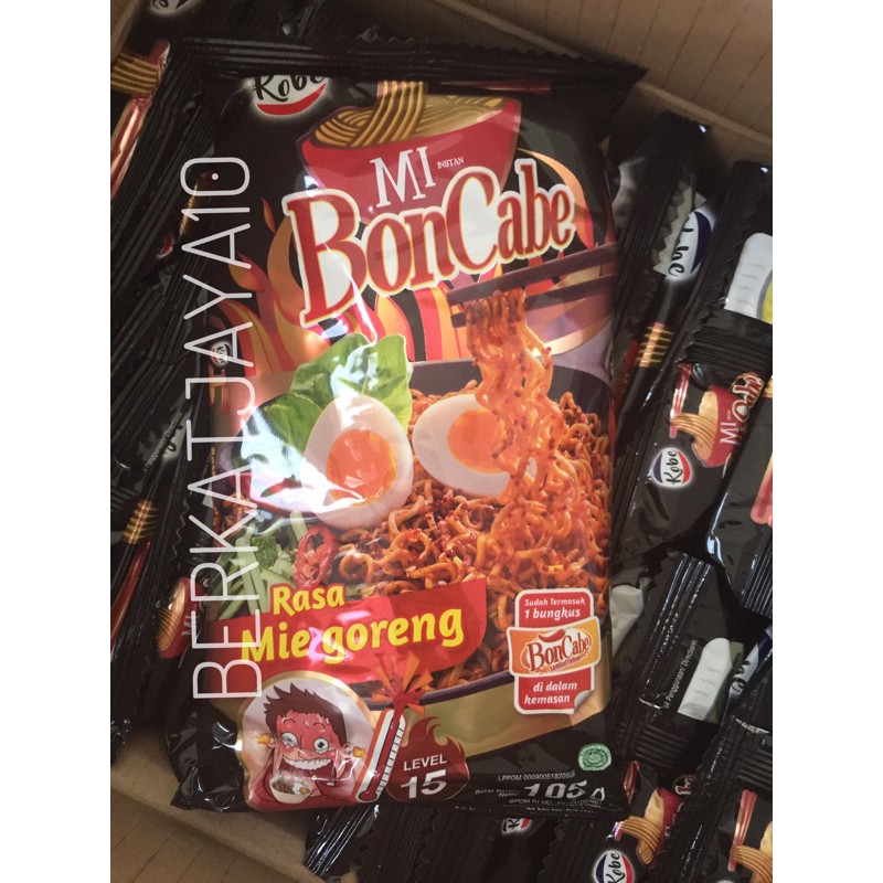 Mi Bon Cabe Boncabe Rasa Mie Goreng 105gr Mie Instant Pedas