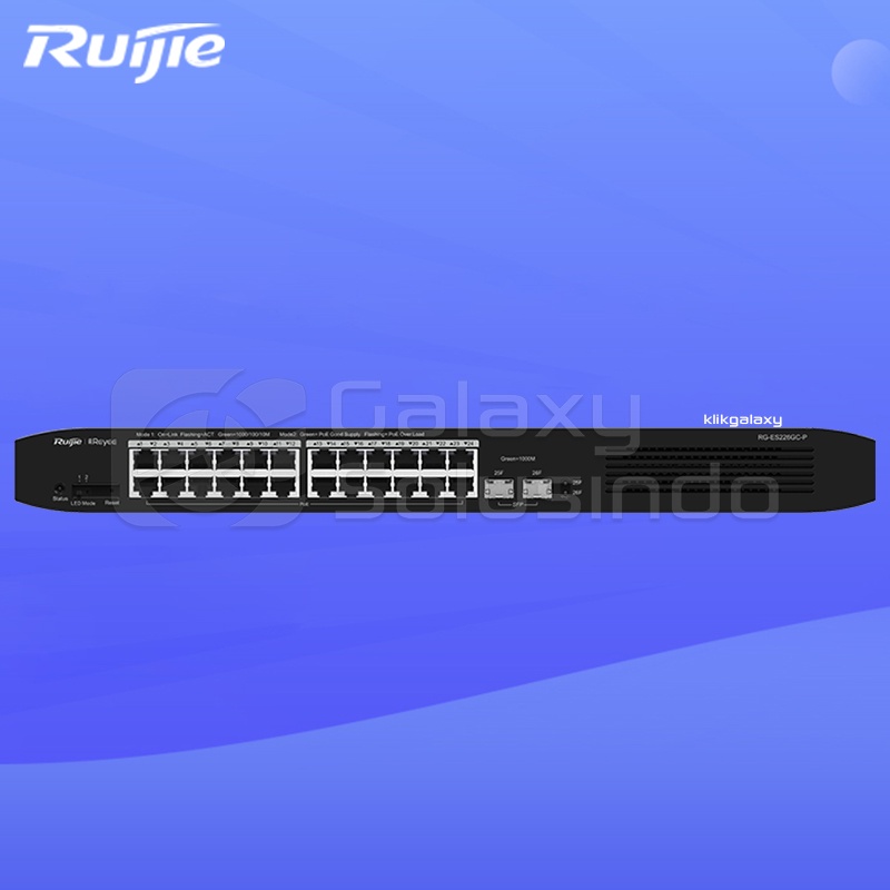 RUIJIE REYEE RG-ES226GC-P 26-Port Gigabit Smart Cloud Mananged PoE Switch