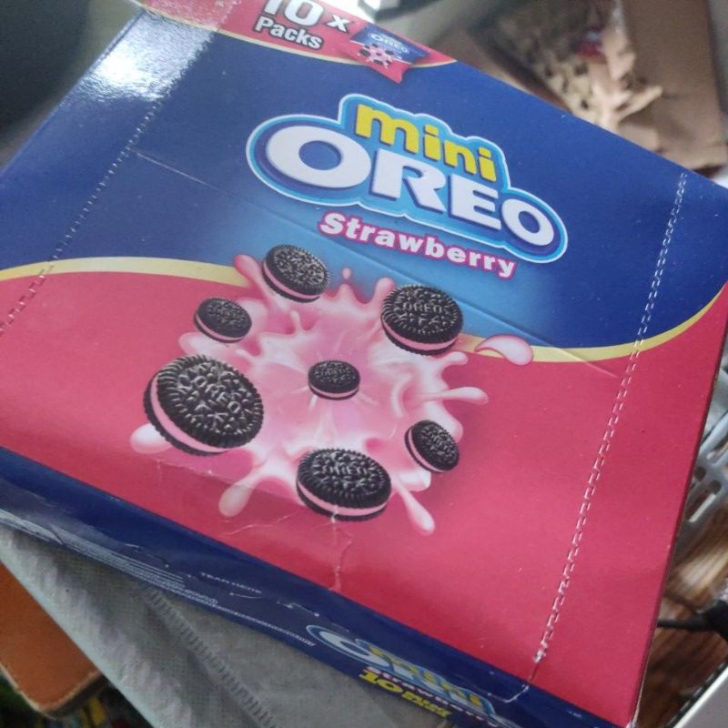 Oreo Mini Strawberry 204g