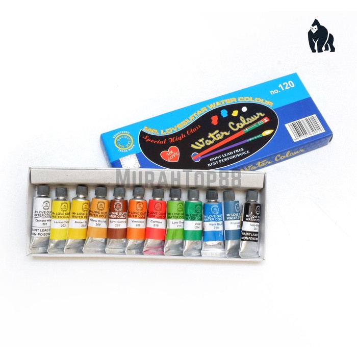 

Produk Terbaru Cat Air Mr. Loveguitar No. 120 Besar / Cat Lukis 12 Warna Water Colour