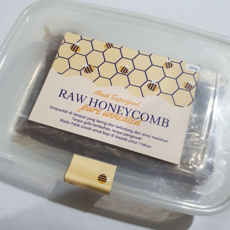 

Sarang madu berkualitas premium 500 gram raw honeycomb honey