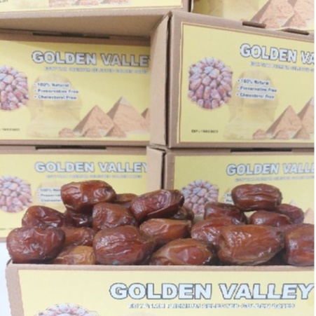 (COD) KURMA MADU MESIR GOLDEN VALLEY 500GR [KEMASAN DUS]