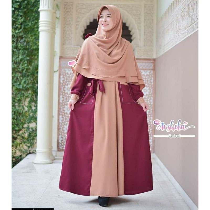 arsyla syari set khimar