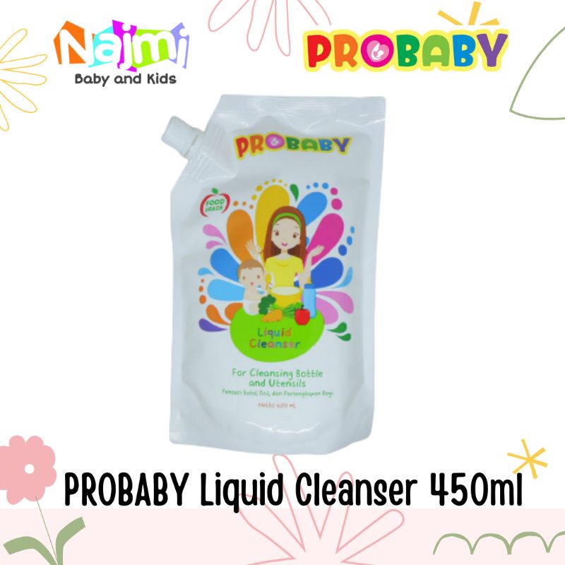 PROBABY Pro Baby Liquid Cleanser 450 ml / Pembersih Botol dan peralatan bayi