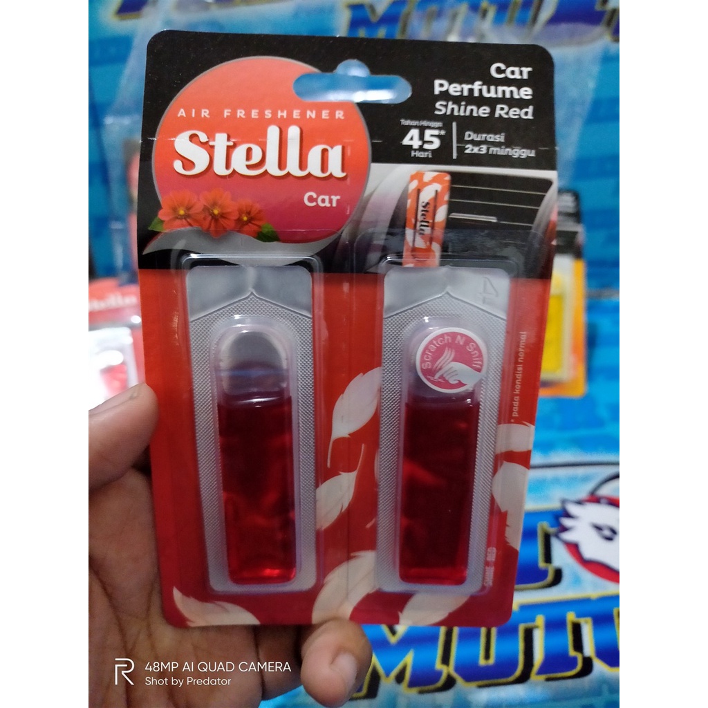 STELLA CAR PARFUM SET/REFILL PENGHARUM PARFUM AC MOBIL DGN WANGI SEGAR