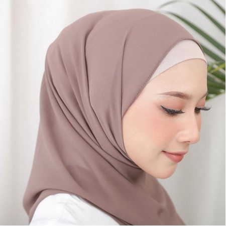 Pashmina diamond premium pollycotton/hijab wanita muslim simple style