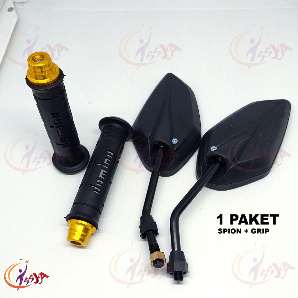 1 PAKET SPION CARBON MOTOR YAMAHA MODEL JUPITER Z CARBON TWOTONE PAKET GRIP JALU