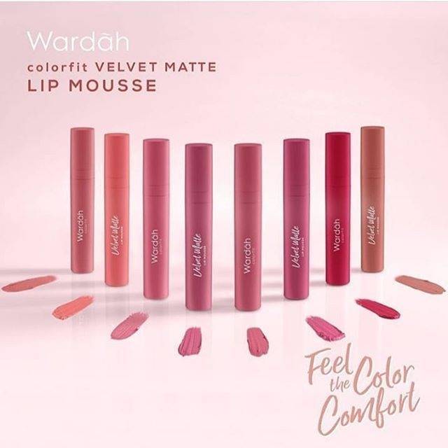 Wardah Colorfit Velvet Matte Lip Mousse | Lip Cream