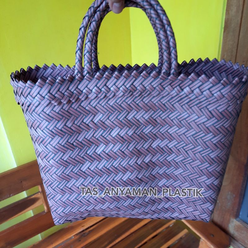 TAS SOUVENIR / TAS LURIK  WARNA POLOS SIZE M