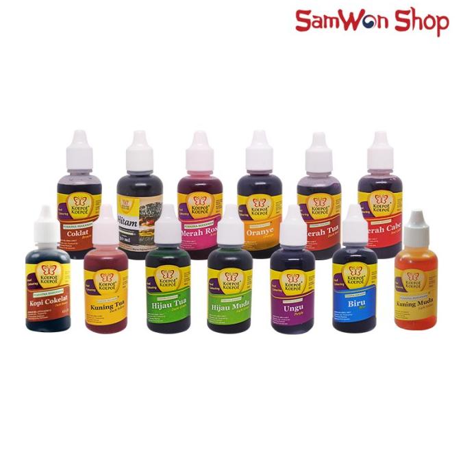 

PEWARNA MAKANAN KOEPOE KOEPOE 30 ML / FOOD COLOURING