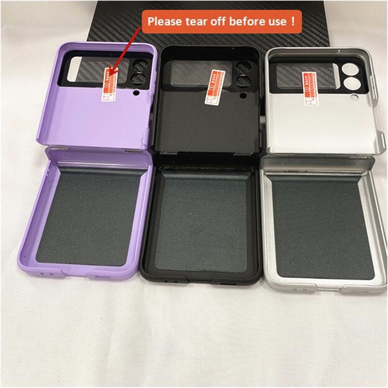 Hard Case Magnetik Bahan PC Matte Shockproof Untuk Samsung Galaxy Z Flip 3