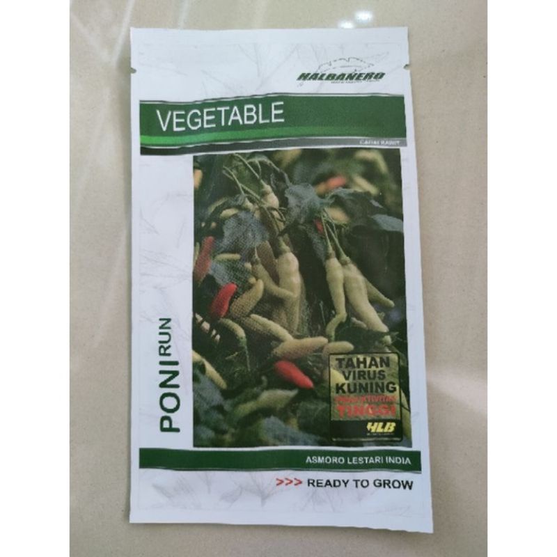 Benih Cabe Bibit Cabai Rawit PONIRUN 10gr Halbanero