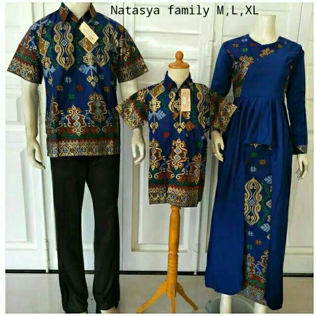 Batik Natasya Family,couple Keluarga Anak Cowok