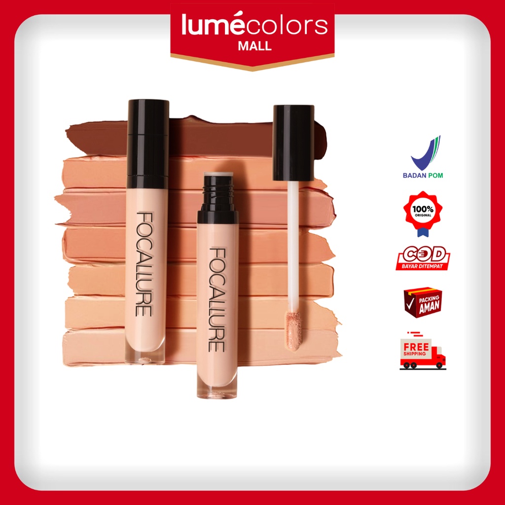 [BPOM COD] Focallure Concealer Liquid Full Coverage Original