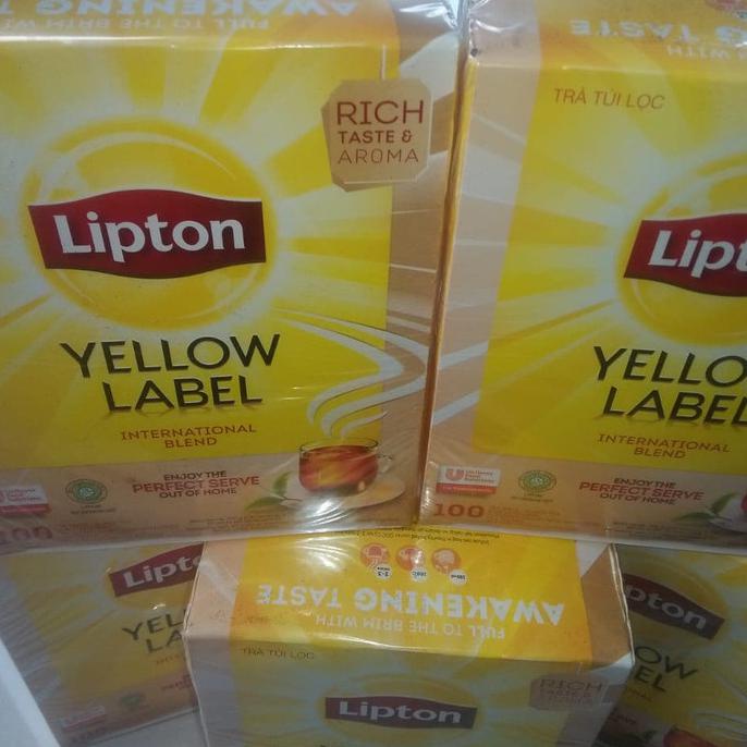 

[[BISA COD]] Teh celup lipton/ tea bag yellow label TERBATAS Kode 783