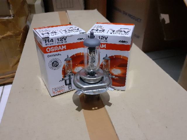 Lampu Mobil/Bohlam Osram Halogen H4 12v 60/55W Asli