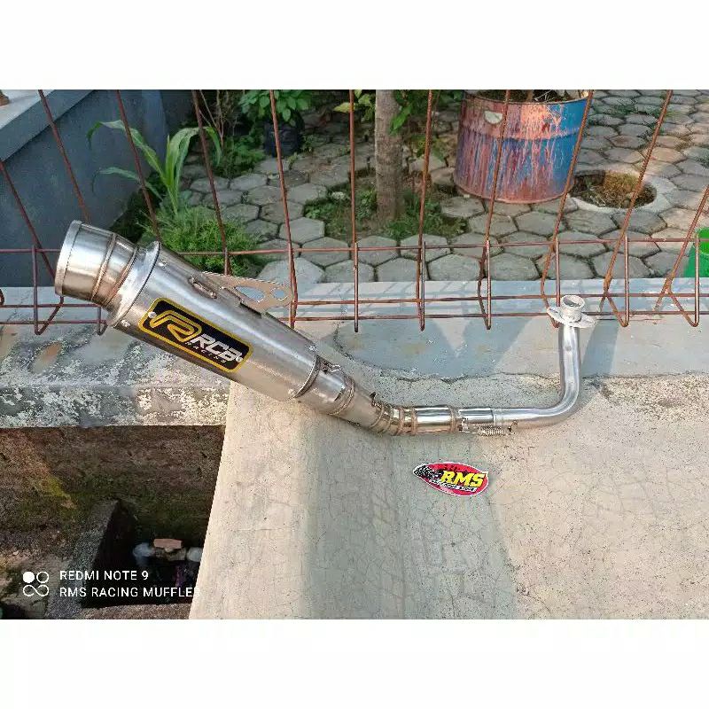 Knalpot RCB Model JRM Atas Beat Scoopy Genio Leher Atas