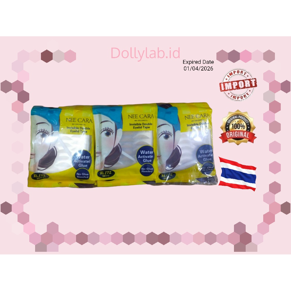 Nee Cara N128 Invisible Double Eyelid Tape (skot mata jaring)