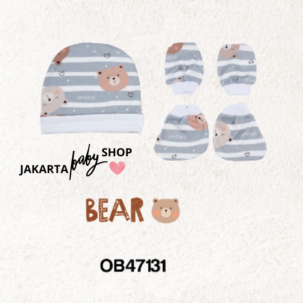 OMILAND TOPI SET BAYI PANDA SERIES OMILAND OTB0720 / BEAR OB471412 / TRAIN OB471412