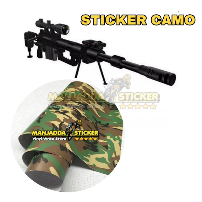 STIKER CAMO SENAPAN ANGIN