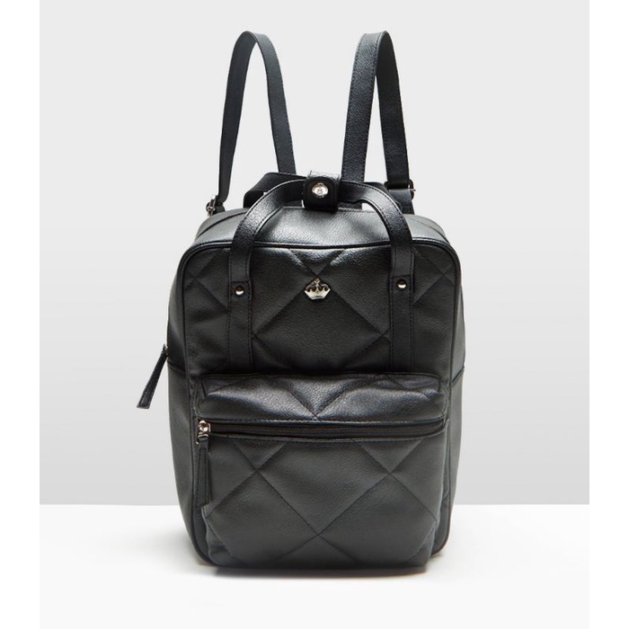 Tas Ransel Punggung Wanita Import Sara Black Backpack Hitam shopie Sophie Martin Paris promo