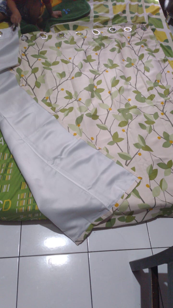 Gorden Jendela Pintu Blackout Blazer Kangkung Hijau Montero