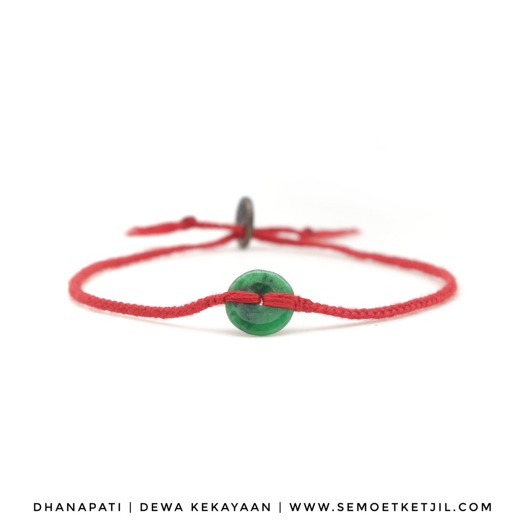 

Semoet Ketjil Gelang Bohemian Dhanapati Giok Boho Reguler