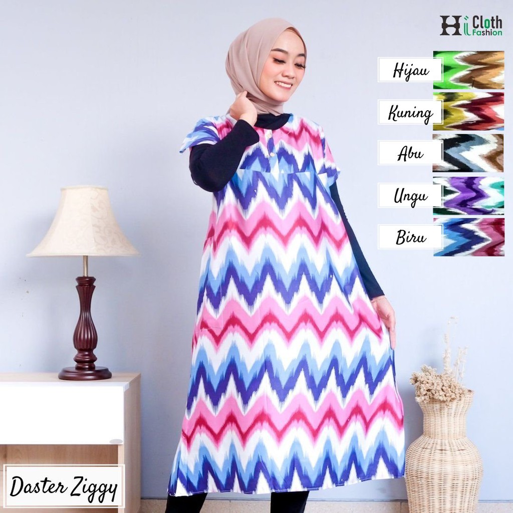 DASTER busui //Bahan Rayon//Kancing Depan