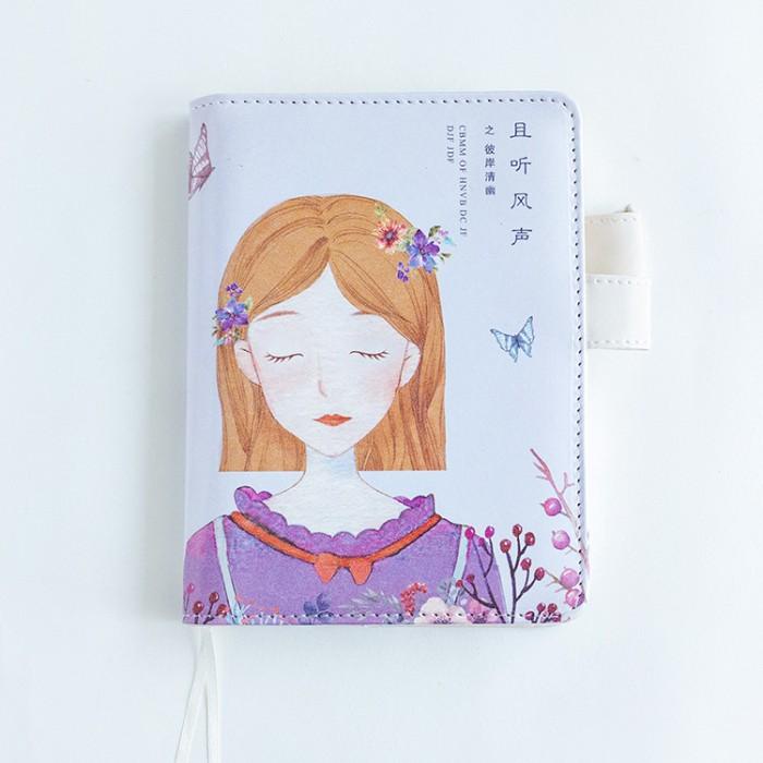 

NOTEBOOK DIARY CATATAN TEMPAT PULPEN + PEMBATAS +COVER MULTIFUNGSI