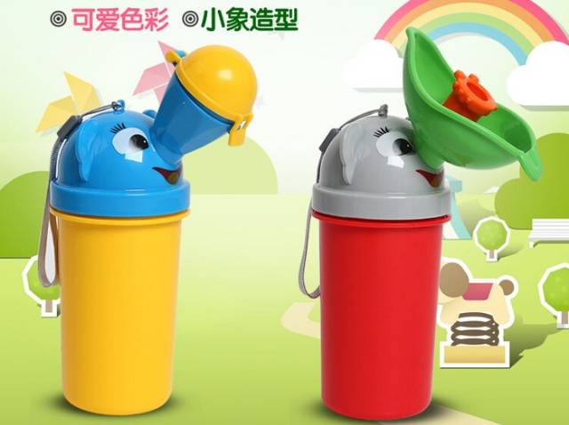 Pispot anak portable / travel potty toilet / botol tempat pipis anak