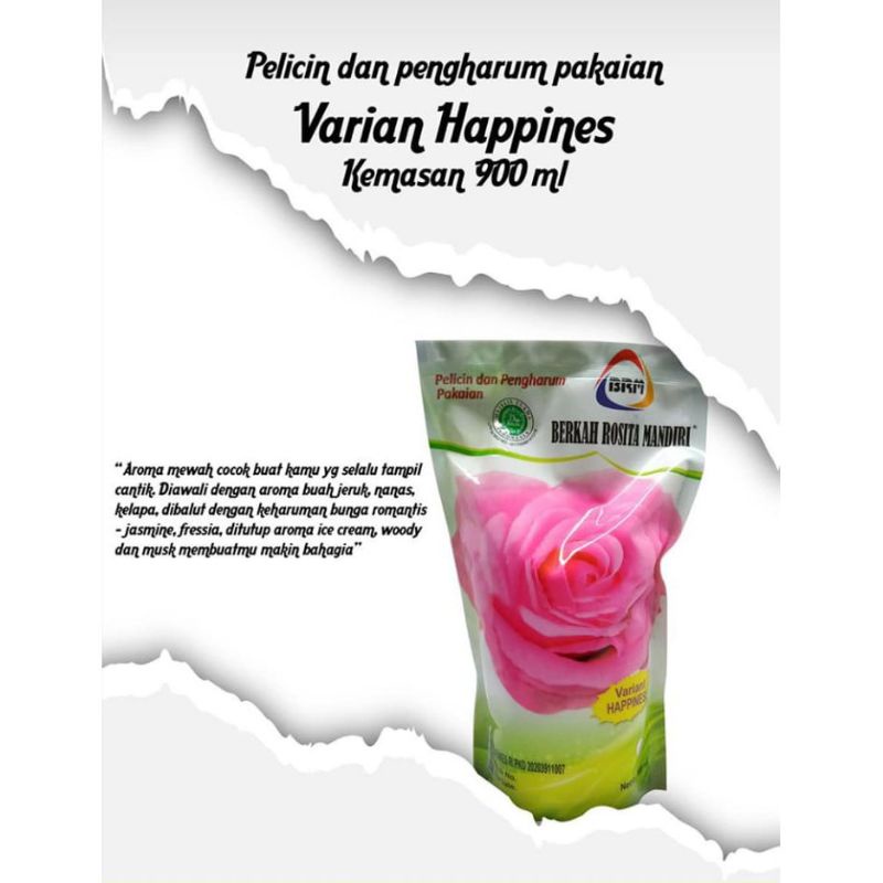 [ ORIGINAL ]Pewangi Pelicin Laundry BRM Setrika, Mawar Super