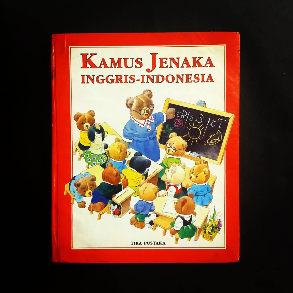 Buku Anak Kamus Jenaka Inggris-Indonesia Tony Wolf Stok Keempat
