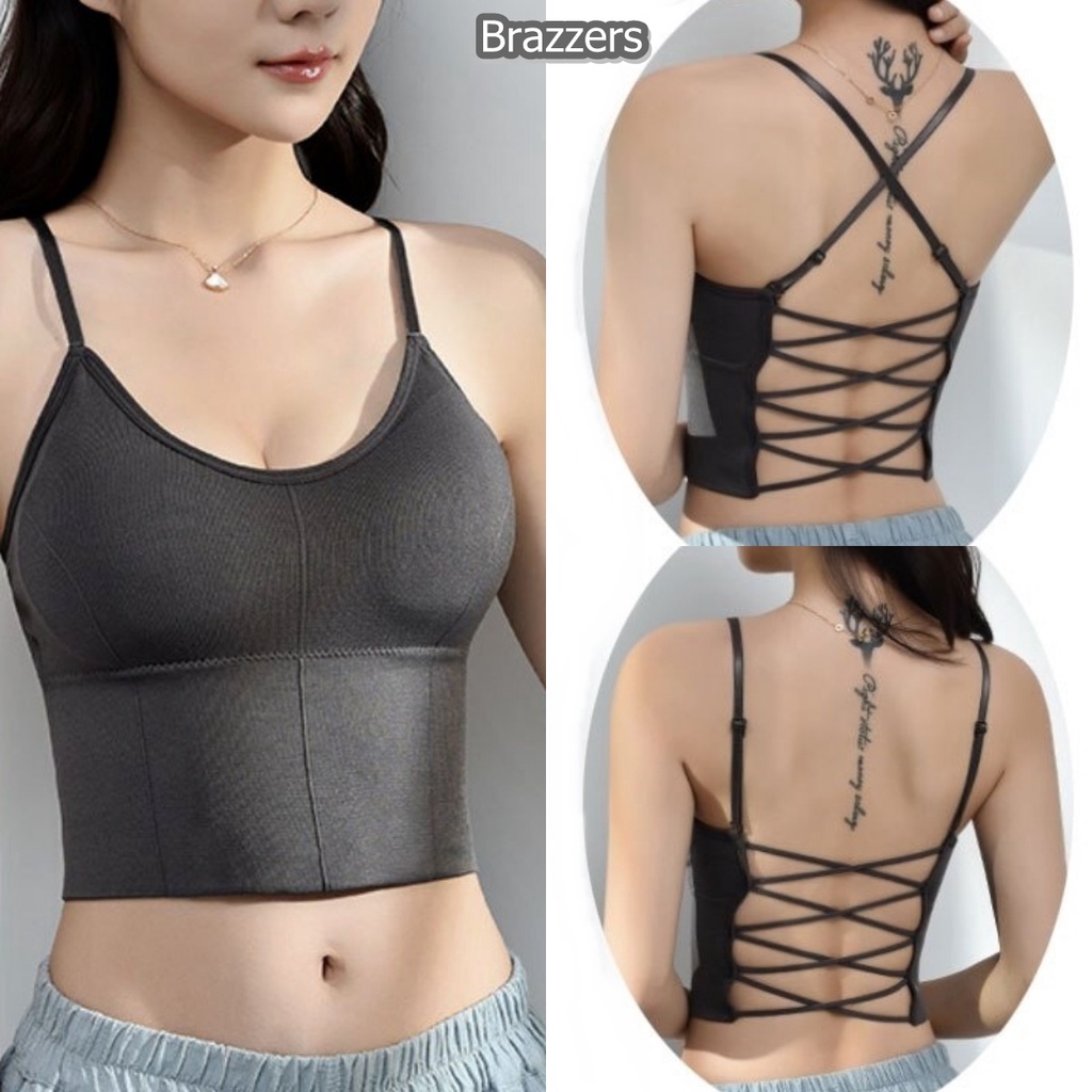Tangtop Bh Sport Bra Tanktop Untuk Olahraga Gym Senam Aerobik Zumba Yoga Jogging Fitness Fitnes Jogi