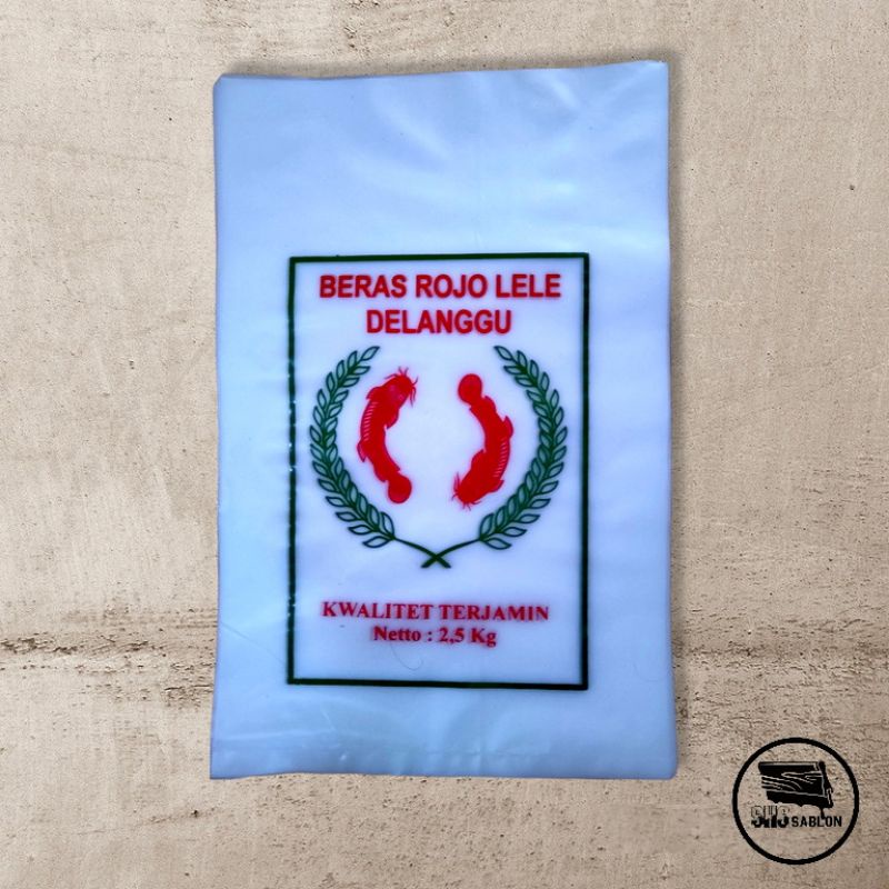 Kantong plastik HD beras 2,5kg & 3kg