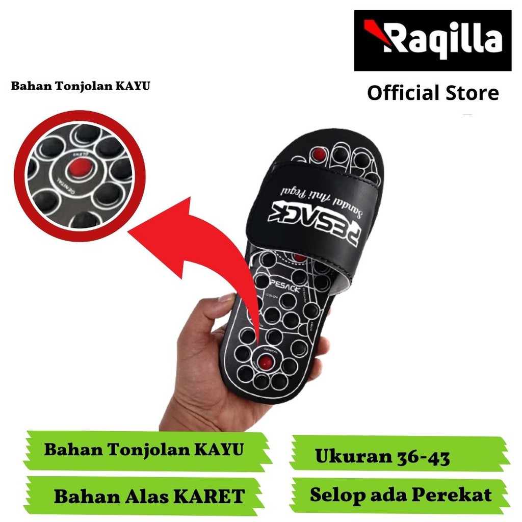 PAKET RESELLER 100 Pasang Sandal Slop Refleksi dan sandal rematik