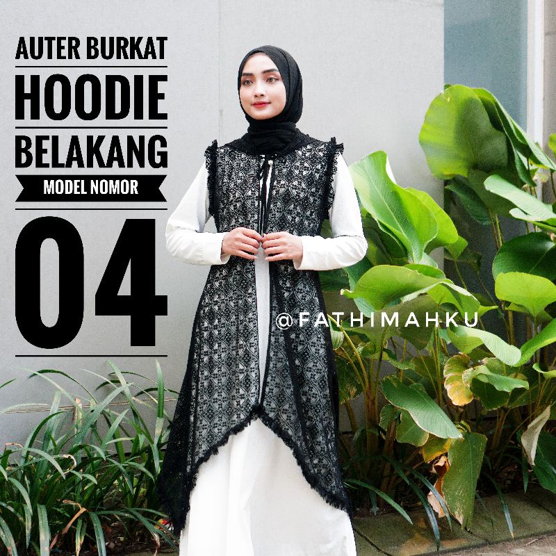 AUTER BURKAT Model Nomor 04/BLAZER BURKAT/GARDIGAN PANJANG{Luaran Gamis}/Rompi Cantik