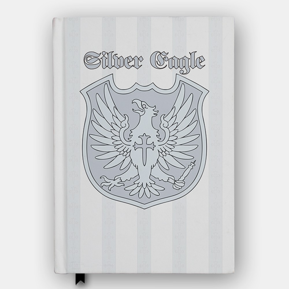 

Buku Notebook Silver Eagle Magic Knight Black Clover Anime Custom Diary Jurnal Cosplay Hardcover