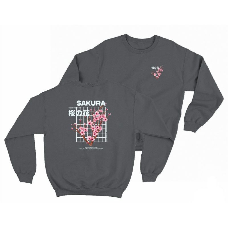 Sweater crewneck unisex (Sakura)